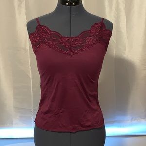 Stargazer Lace Trim Tank Top